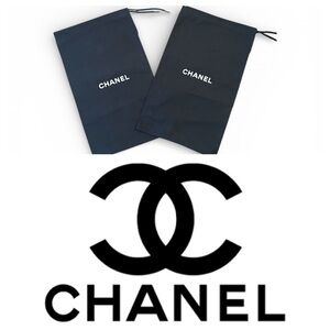 CHANEL Black Logo Dust Bags